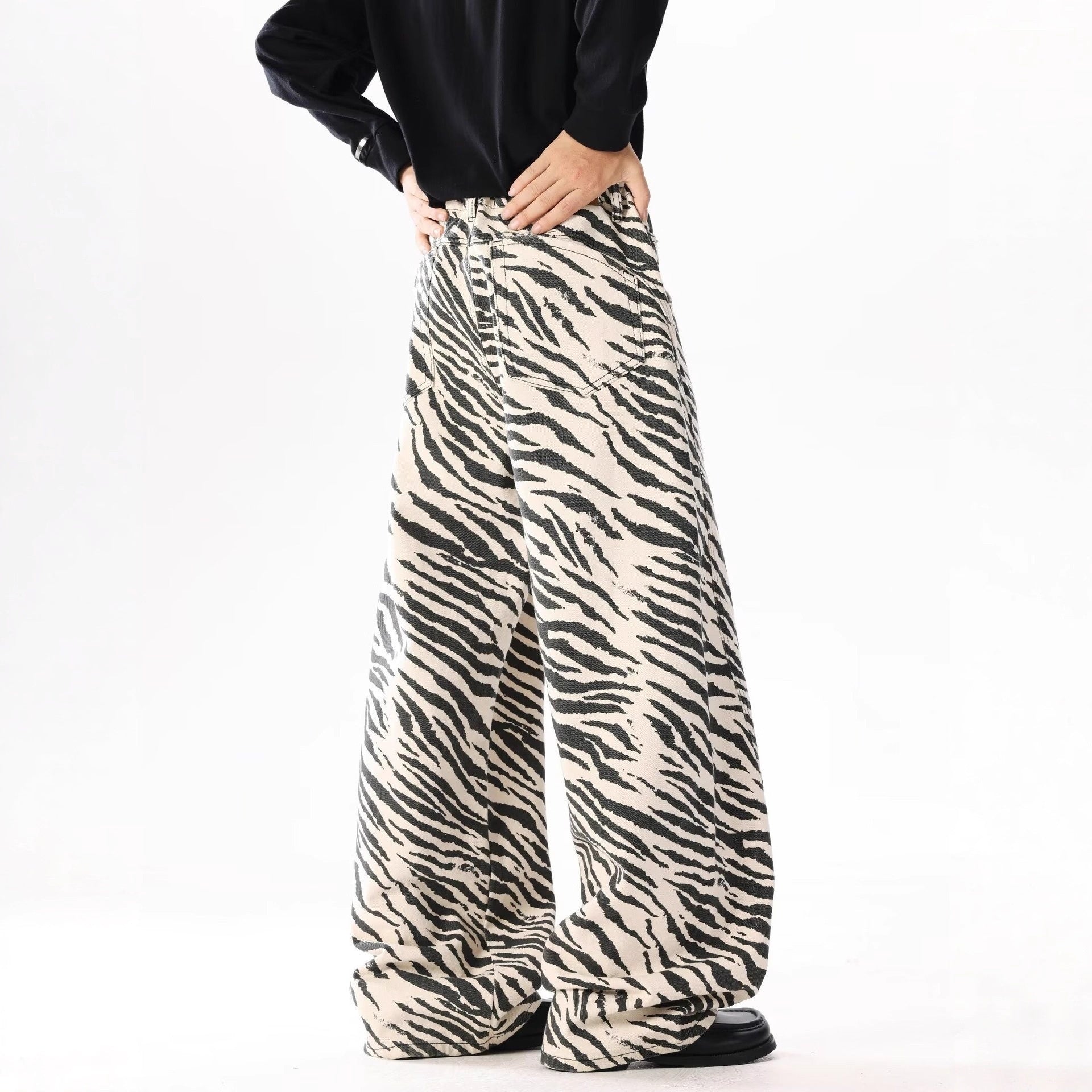 Versatile Wide-leg Pants Men's New Loose Casual